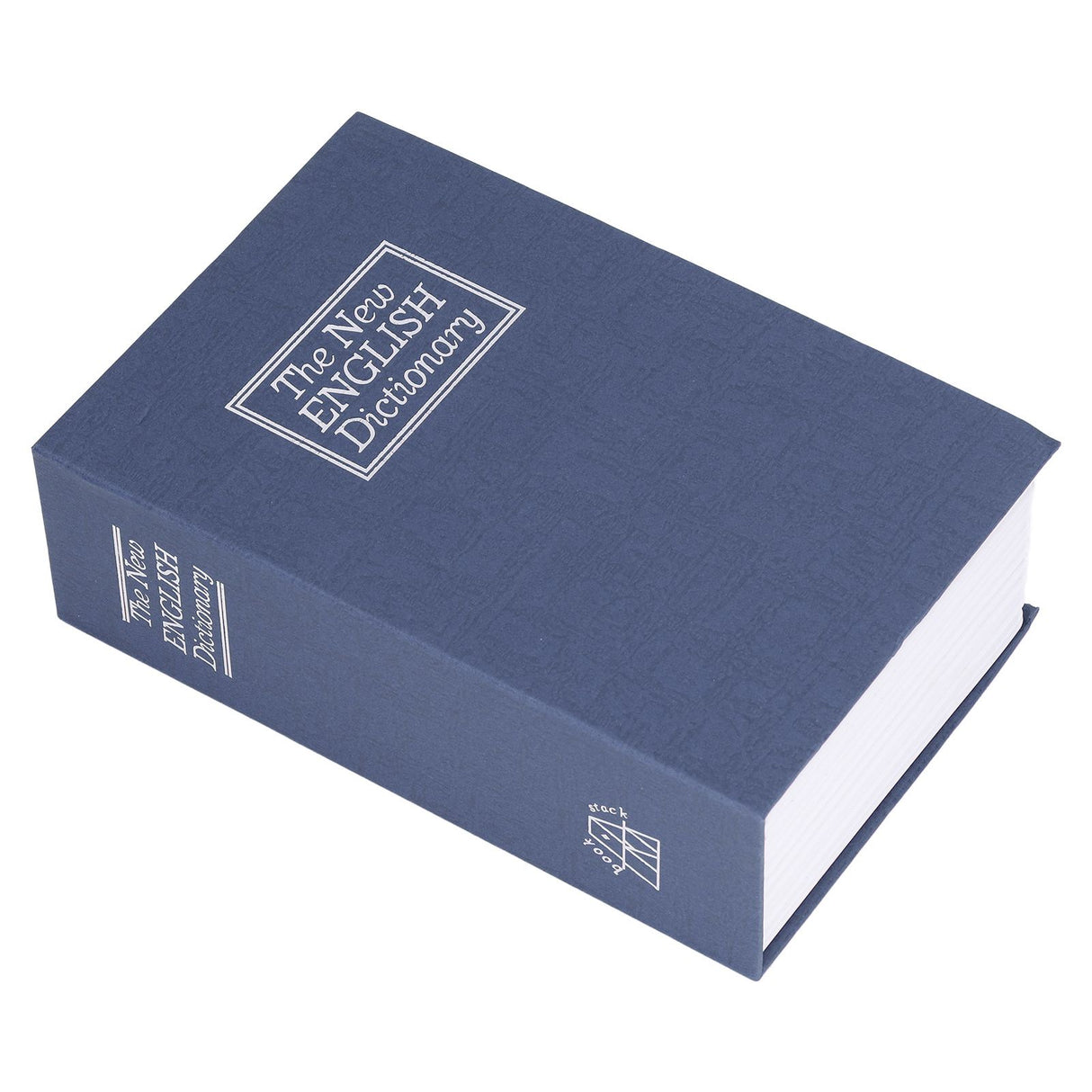 Book Shaped Steel Safe Classic Secret Book Safe Lock Password Type Household Storage BoxBlue
