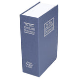 Book Shaped Steel Safe Classic Secret Book Safe Lock Password Type Household Storage BoxBlue - Extra Image