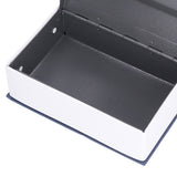 Book Shaped Steel Safe Classic Secret Book Safe Lock Password Type Household Storage BoxBlue - Extra Image