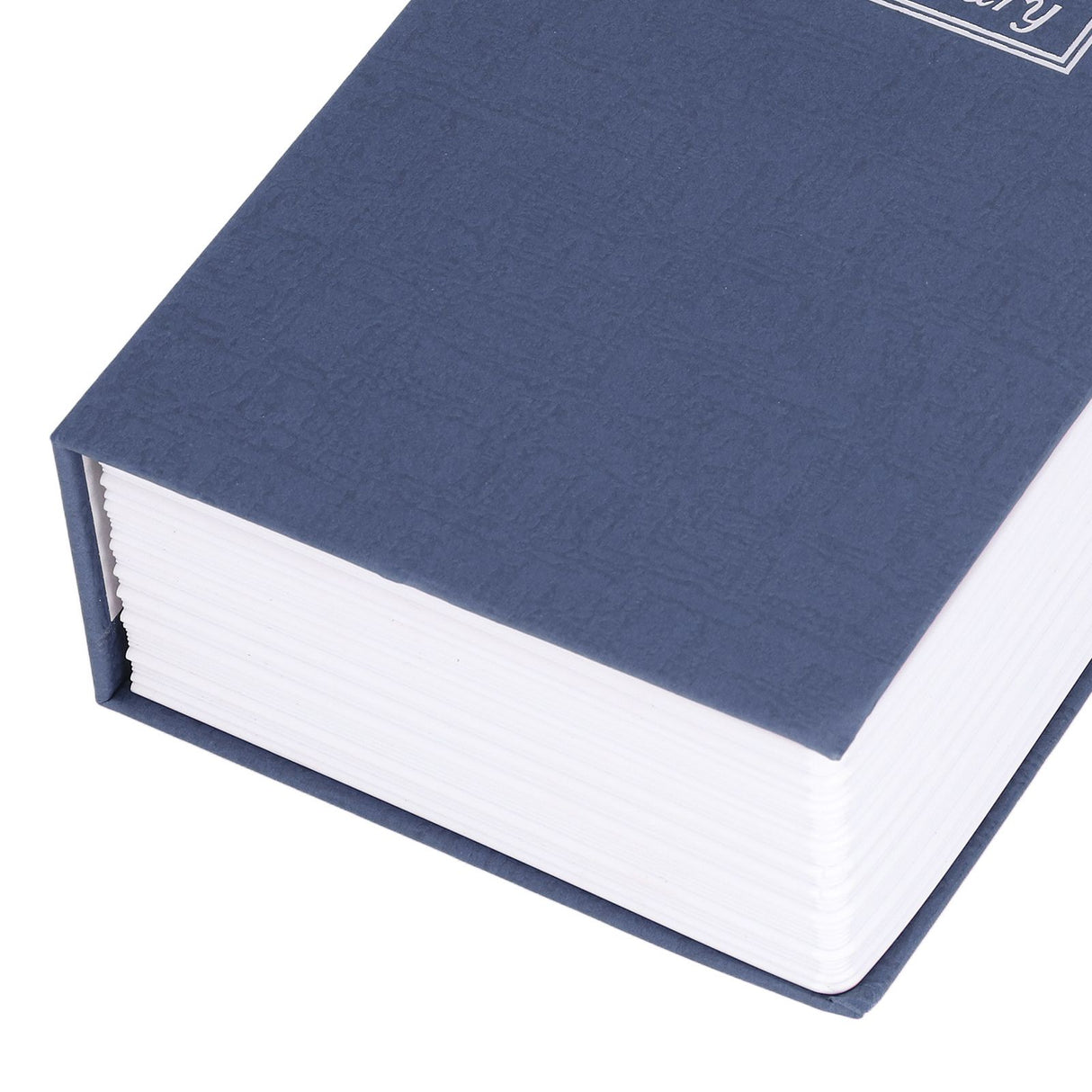 Book Shaped Steel Safe Classic Secret Book Safe Lock Password Type Household Storage BoxBlue