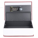 Book Shaped Steel Safe Classic Secret Book Safe Lock Password Type Household Storage BoxRed