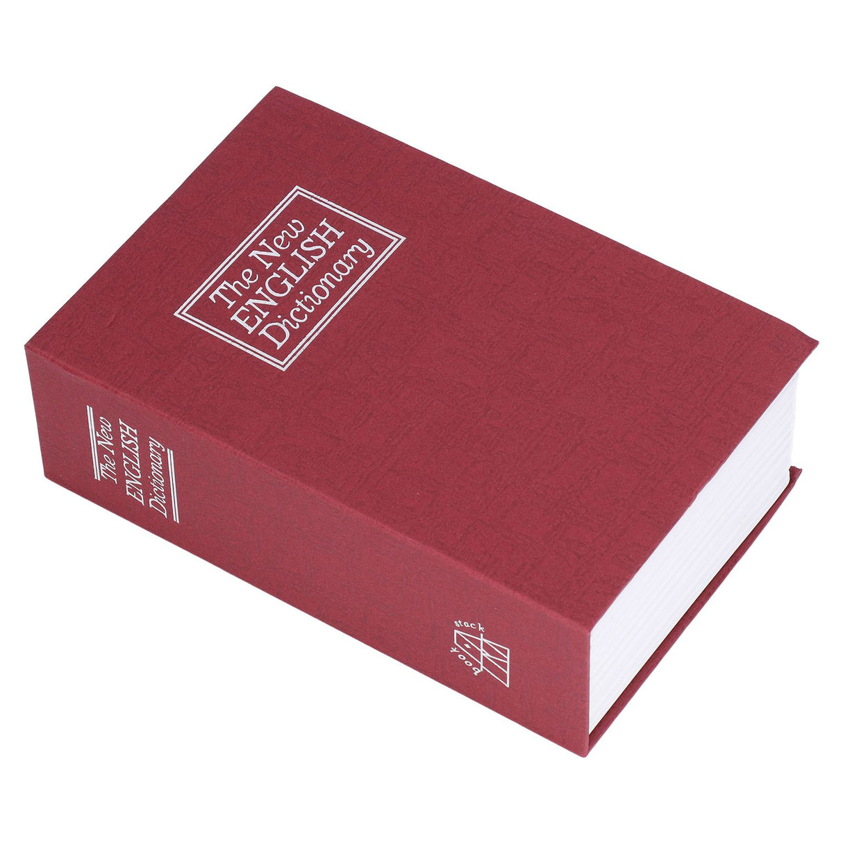 Book Shaped Steel Safe Classic Secret Book Safe Lock Password Type Household Storage BoxRed