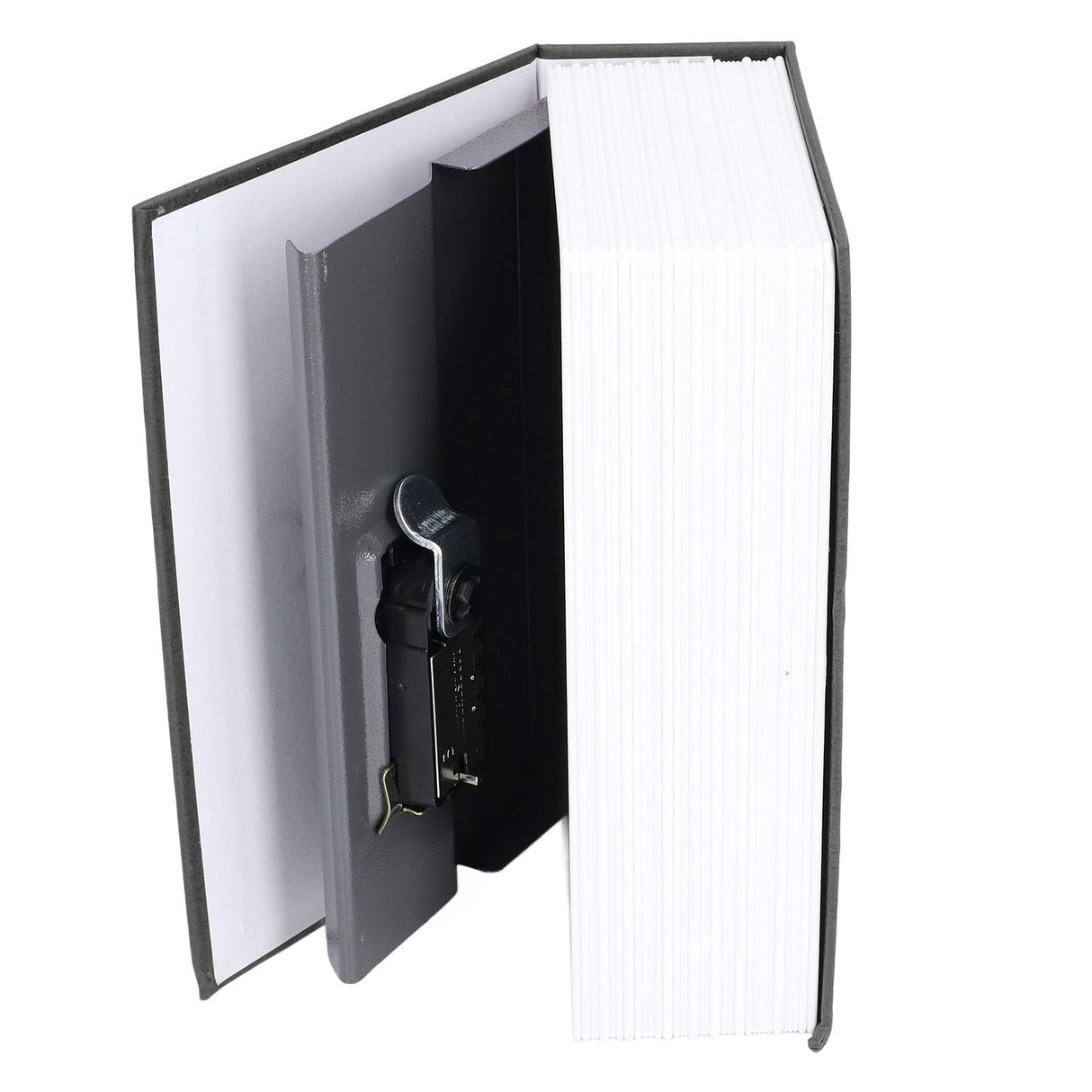 Book Shaped Steel Safe Classic Secret Book Safe Lock Password Type Household Storage BoxBlack