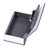Book Shaped Steel Safe Classic Secret Book Safe Lock Password Type Household Storage BoxBlack