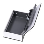 Book Shaped Steel Safe Classic Secret Book Safe Lock Password Type Household Storage BoxBlack