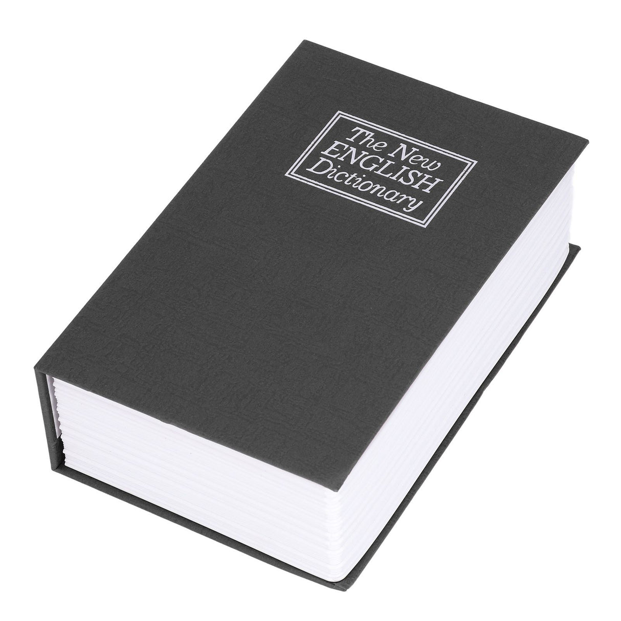 Book Shaped Steel Safe Classic Secret Book Safe Lock Password Type Household Storage BoxBlack