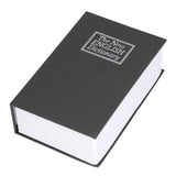 Book Shaped Steel Safe Classic Secret Book Safe Lock Password Type Household Storage BoxBlack