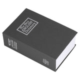 Book Shaped Steel Safe Classic Secret Book Safe Lock Password Type Household Storage BoxBlack - Extra Image
