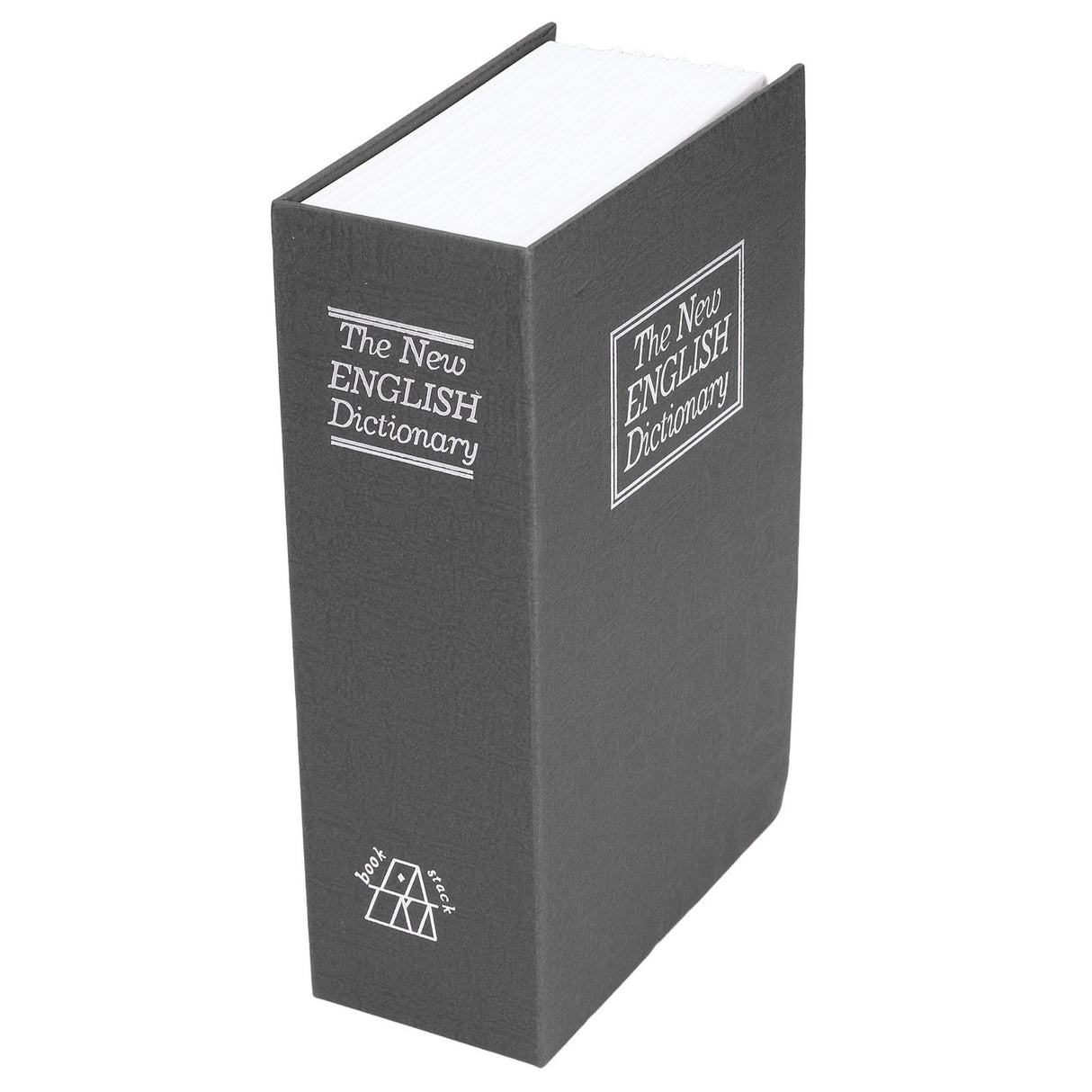 Book Shaped Steel Safe Classic Secret Book Safe Lock Password Type Household Storage BoxBlack