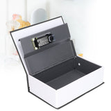 Book Shaped Steel Safe Classic Secret Book Safe Lock Password Type Household Storage BoxBlack