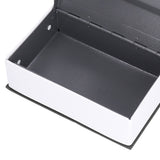 Book Shaped Steel Safe Classic Secret Book Safe Lock Password Type Household Storage BoxBlack