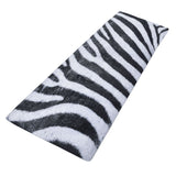 Home Absorbent Carpet Bathroom Kitchen Anti Slip Floor Mats Black and White Home Decorative Carpets - Close-Up Angle