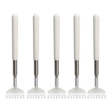 5pcs Extendable Back Scratcher Portable Telescopic Metal Back Scratchers Massager Scraper for Health Care Relaxation