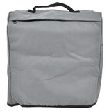 Grill Cover 600D Oxford Fabric Dustproof Barbecue Grill Protector with Zipped Pockets Gray