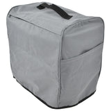 Grill Cover 600D Oxford Fabric Dustproof Barbecue Grill Protector with Zipped Pockets Gray