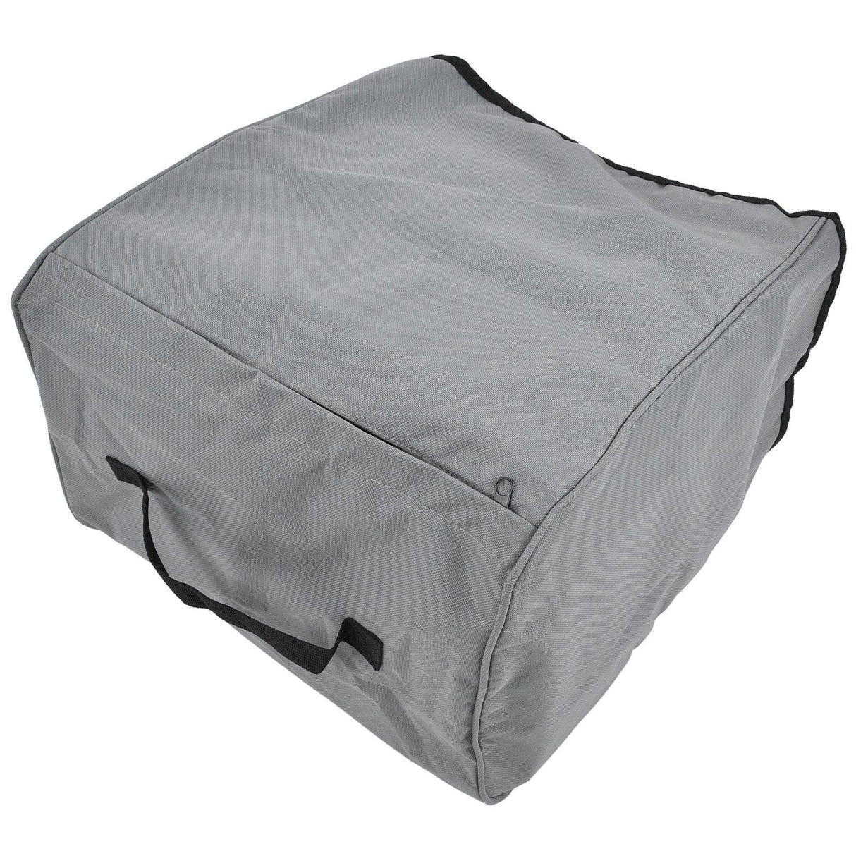 Grill Cover 600D Oxford Fabric Dustproof Barbecue Grill Protector with Zipped Pockets Gray