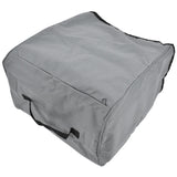 Grill Cover 600D Oxford Fabric Dustproof Barbecue Grill Protector with Zipped Pockets Gray