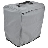 Grill Cover 600D Oxford Fabric Dustproof Barbecue Grill Protector with Zipped Pockets Gray