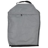 Grill Cover 600D Oxford Fabric Dustproof Barbecue Grill Protector with Zipped Pockets Gray