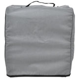 Grill Cover 600D Oxford Fabric Dustproof Barbecue Grill Protector with Zipped Pockets Gray