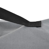 Grill Cover 600D Oxford Fabric Dustproof Barbecue Grill Protector with Zipped Pockets Gray - Extra Image