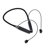 Wireless Hang Neck Type Earphone with 32G Memory LED Display Stereo Hanging Neck Headset - Rear View