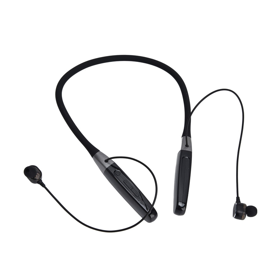 Wireless Hang Neck Type Earphone with 32G Memory LED Display Stereo Hanging Neck Headset