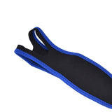 Snoring Stop Belt Adjustable Chin Strap Breathable Nylon Snoring Head Band for Men WomenBlue Black