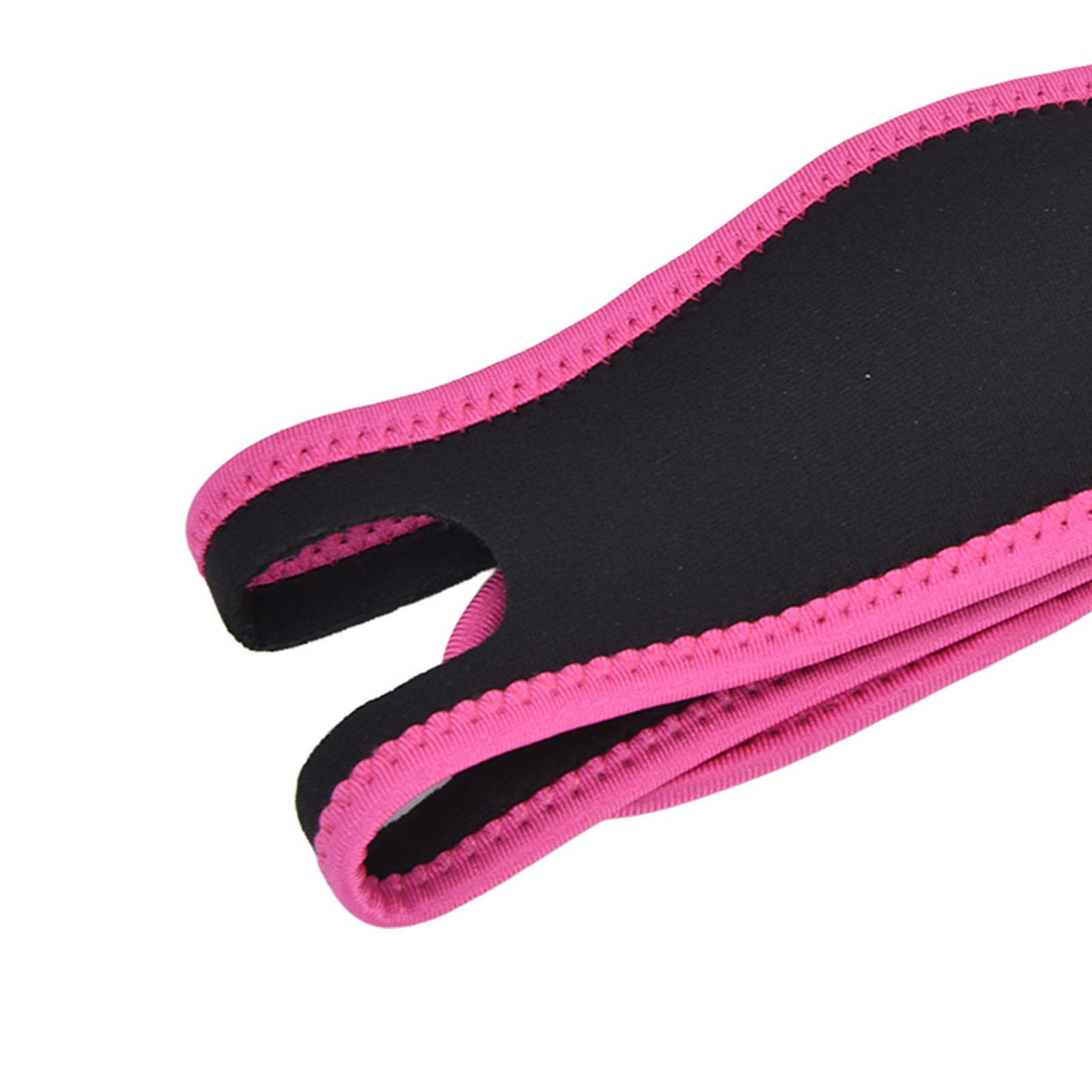Snoring Stop Belt Adjustable Chin Strap Breathable Nylon Snoring Head Band for Men WomenRed Black
