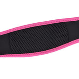 Snoring Stop Belt Adjustable Chin Strap Breathable Nylon Snoring Head Band for Men WomenRed Black