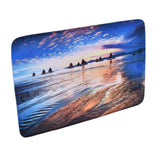 Household Bathroom Floor Carpet Water Absorption Anti Slip Flannel Mat for Door Toilet40x60cm - Front View