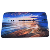 Household Bathroom Floor Carpet Water Absorption Anti Slip Flannel Mat for Door Toilet40x60cm