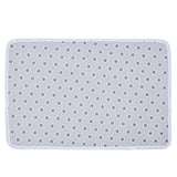 Household Bathroom Floor Carpet Water Absorption Anti Slip Flannel Mat for Door Toilet40x60cm - Extra Image
