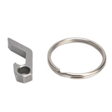 Beer Bottle Opener Keychain Mini Key Ring Small Tool Camping Mini Opener Beer Wine Tools - Low Angle