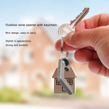 Beer Bottle Opener Keychain Mini Key Ring Small Tool Camping Mini Opener Beer Wine Tools - Extra Image