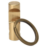 2 in 1 Metal Bottle Opener with Key Ring Beer Bar Tool Key Chain Keys Holder Portable Bottle Can Opener