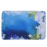 Household Bathroom Floor Carpet Static Electricity Prevention Anti Slip Flannel Mat50x80cm