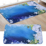 Household Bathroom Floor Carpet Static Electricity Prevention Anti Slip Flannel Mat50x80cm