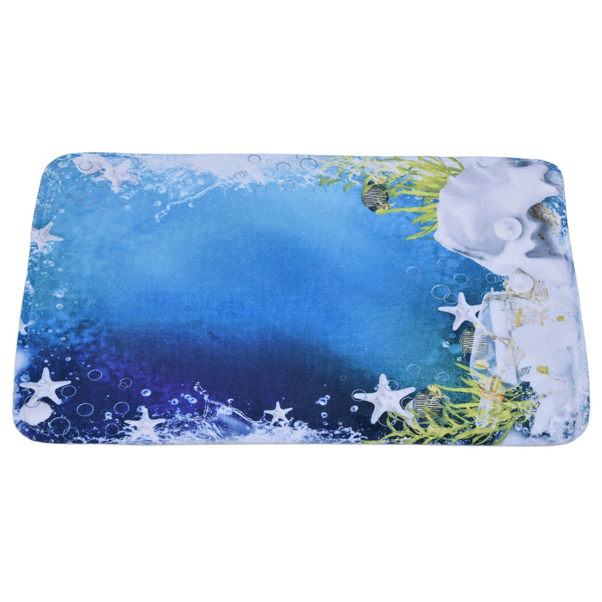 Household Bathroom Floor Carpet Static Electricity Prevention Anti Slip Flannel Mat60x180cm