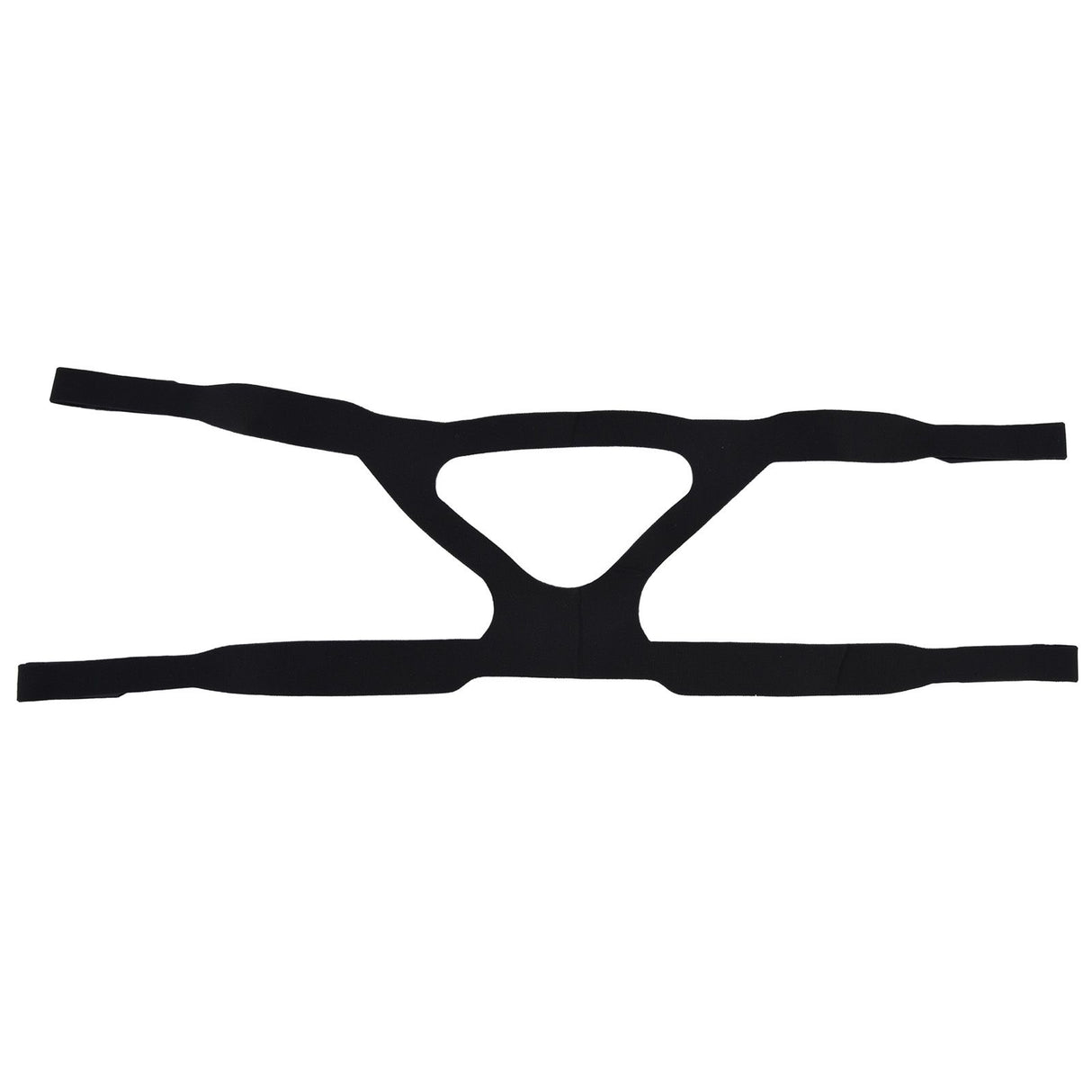 Universal Anti Snore Headgear Strap Nylon Elastic Anti Snoring Head Band for RespiratorBlack