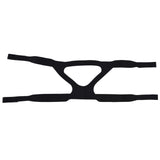 Universal Anti Snore Headgear Strap Nylon Elastic Anti Snoring Head Band for RespiratorBlack