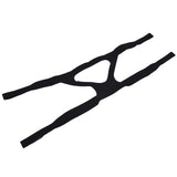 Universal Anti Snore Headgear Strap Nylon Elastic Anti Snoring Head Band for RespiratorBlack