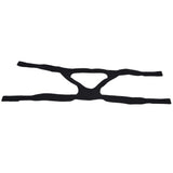 Universal Anti Snore Headgear Strap Nylon Elastic Anti Snoring Head Band for RespiratorBlack