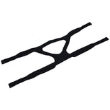 Universal Anti Snore Headgear Strap Nylon Elastic Anti Snoring Head Band for RespiratorBlack