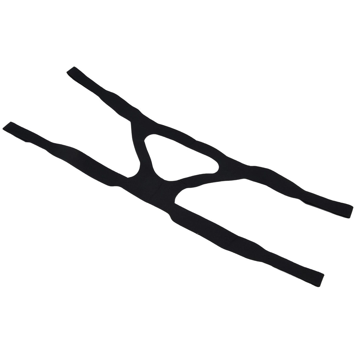 Universal Anti Snore Headgear Strap Nylon Elastic Anti Snoring Head Band for RespiratorBlack