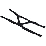 Universal Anti Snore Headgear Strap Nylon Elastic Anti Snoring Head Band for RespiratorBlack - Close-Up Angle