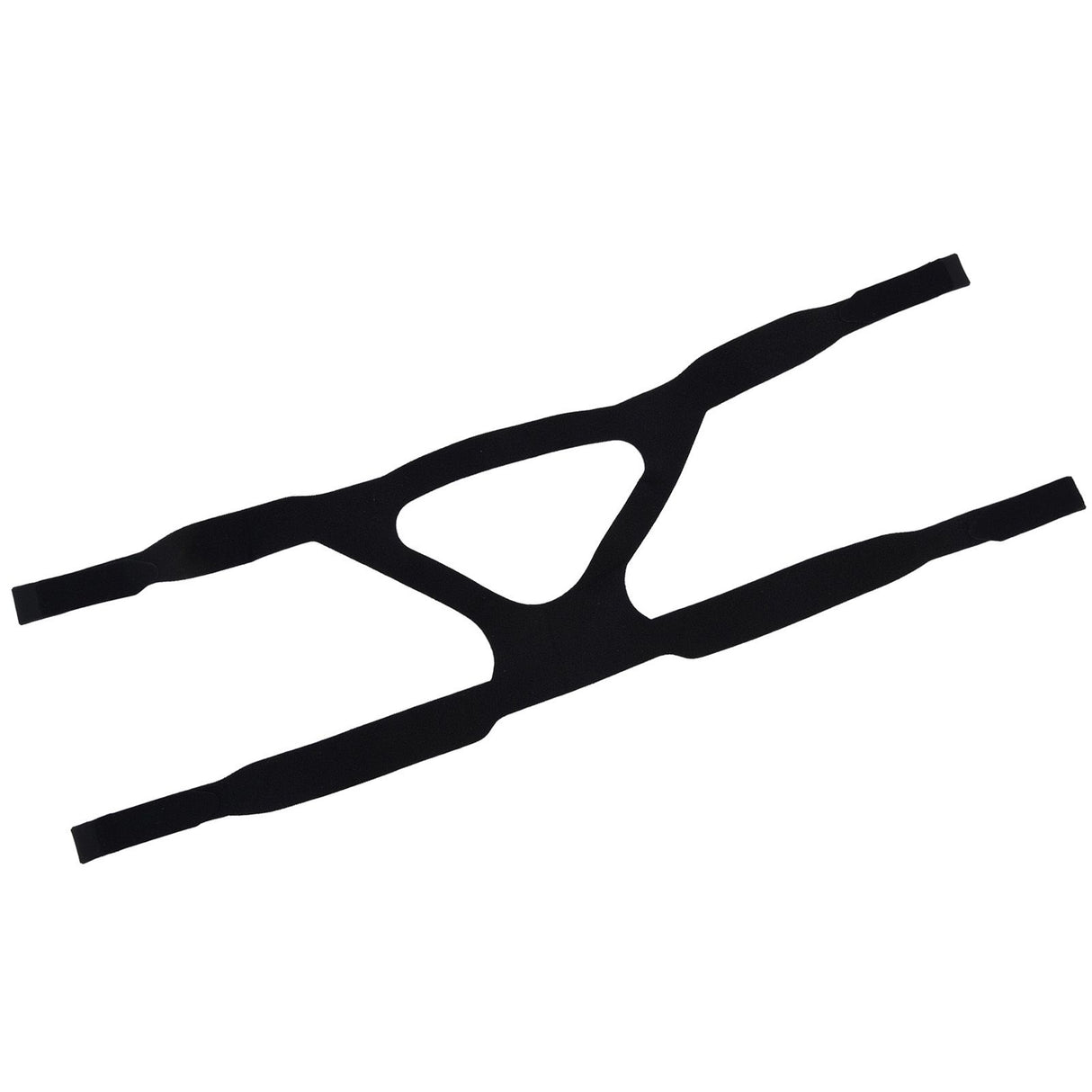 Universal Anti Snore Headgear Strap Nylon Elastic Anti Snoring Head Band for RespiratorBlack