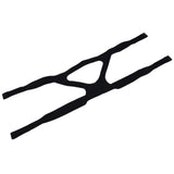 Universal Anti Snore Headgear Strap Nylon Elastic Anti Snoring Head Band for RespiratorBlack