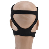 Universal Anti Snore Headgear Strap Nylon Elastic Anti Snoring Head Band for RespiratorBlack