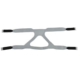 Universal Anti Snore Headgear Strap Nylon Elastic Anti Snoring Head Band for RespiratorGrey - Top-Down View